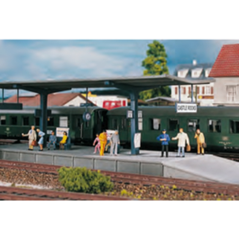 PIKO 61821 HO Burgstein Station Platform – kit