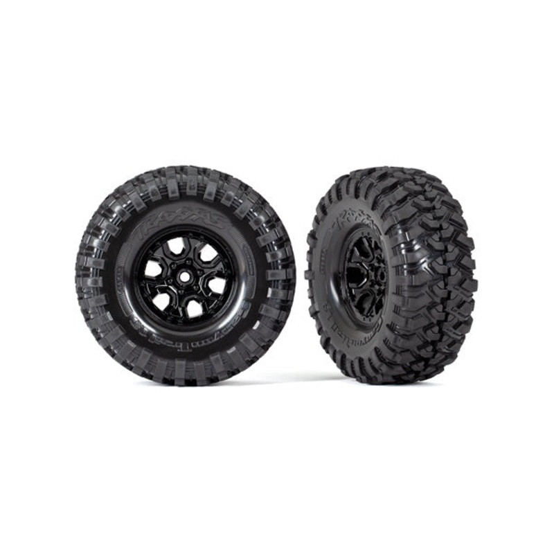 Traxxas – 9272 – Tire & Wheel 1.9″ Canyon Trail (Bronco) (2) (TRX-4)