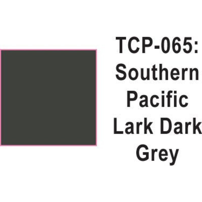 Tru Color TCP-65 Southern Pacific Lark Dark Gray Paint 1 ounce