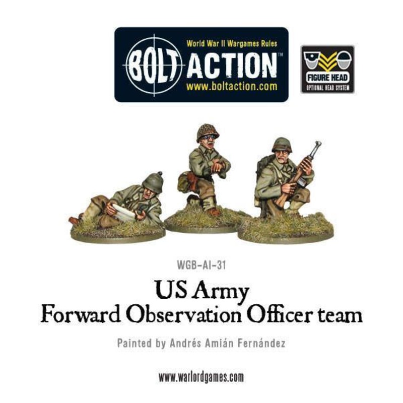 Warlord – Bolt Action  US Army Forward Observer Officers (FOO)