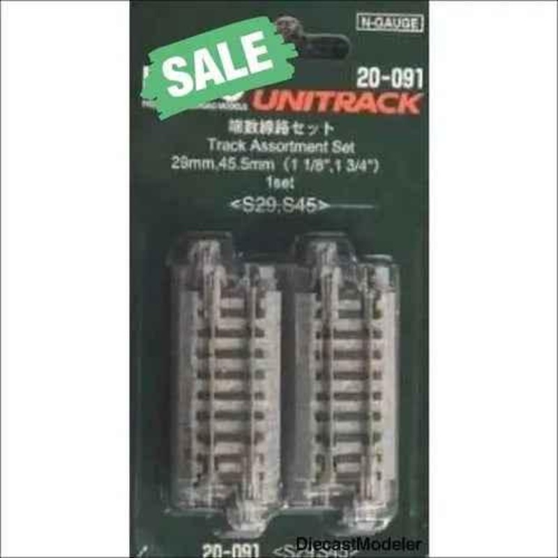 KATO – 20-091 N Scale Track Asst 29mm