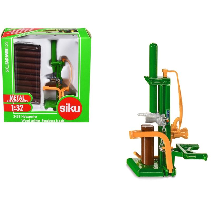 Posch Wood Splitter Green with Logs 1/32 Diecast Model by Siku