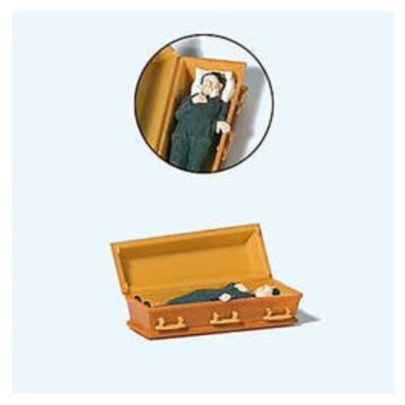Preiser 29111  HO Vampire in coffin