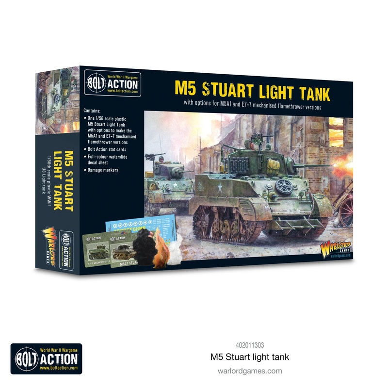 Warlord – Bolt Action: M5 Stuart Light Tank
