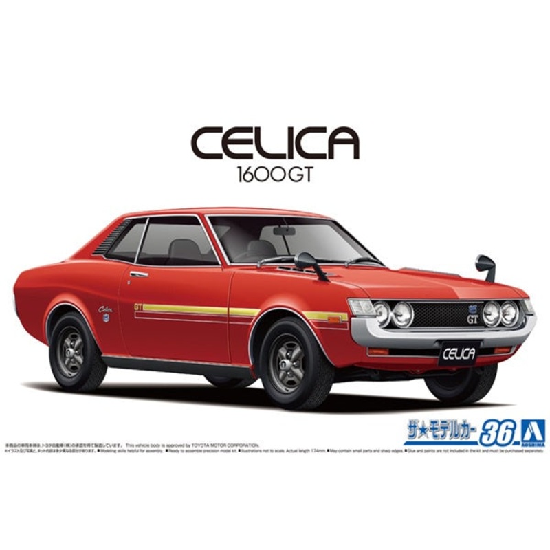 Aoshima – 1/24 Toyota TA22 Celica 1600GT ’72