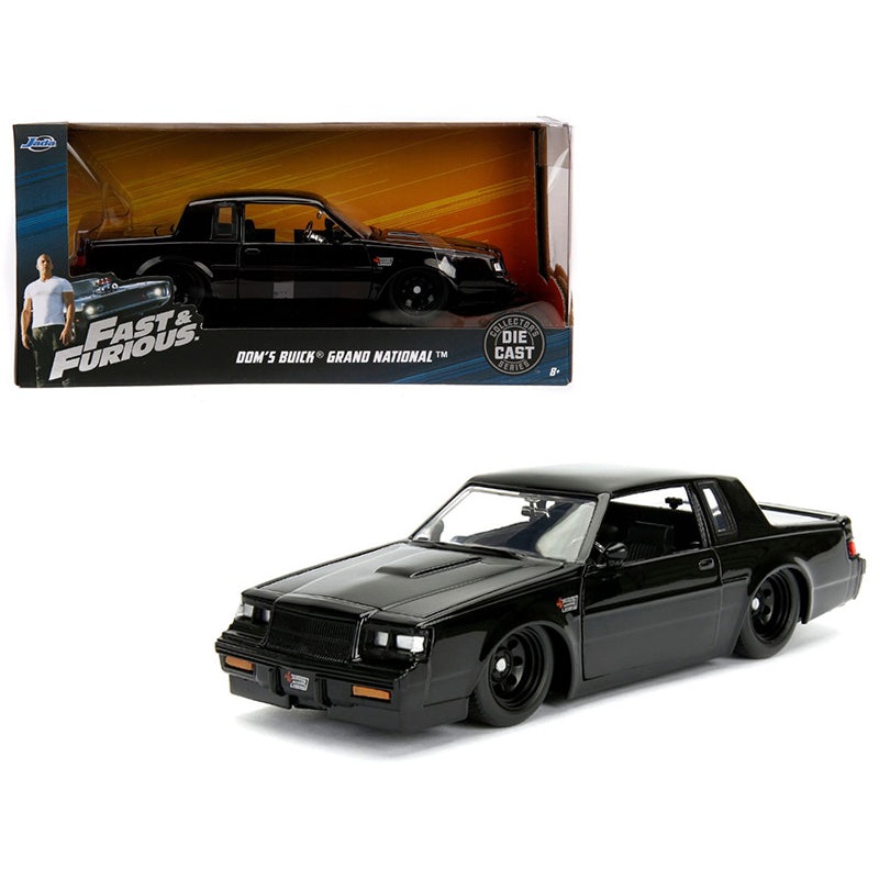 Dom’s Buick Grand National Black “Fast & Furious” Movie 1/24 Diecast Model Car by Jada