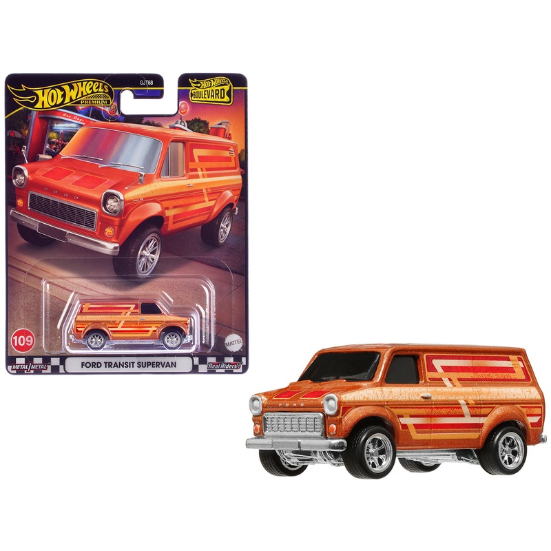 Ford Transit Supervan Copper Metallic with Graphics “Boulevard” Series Diecast Model Car by Hot Wheels