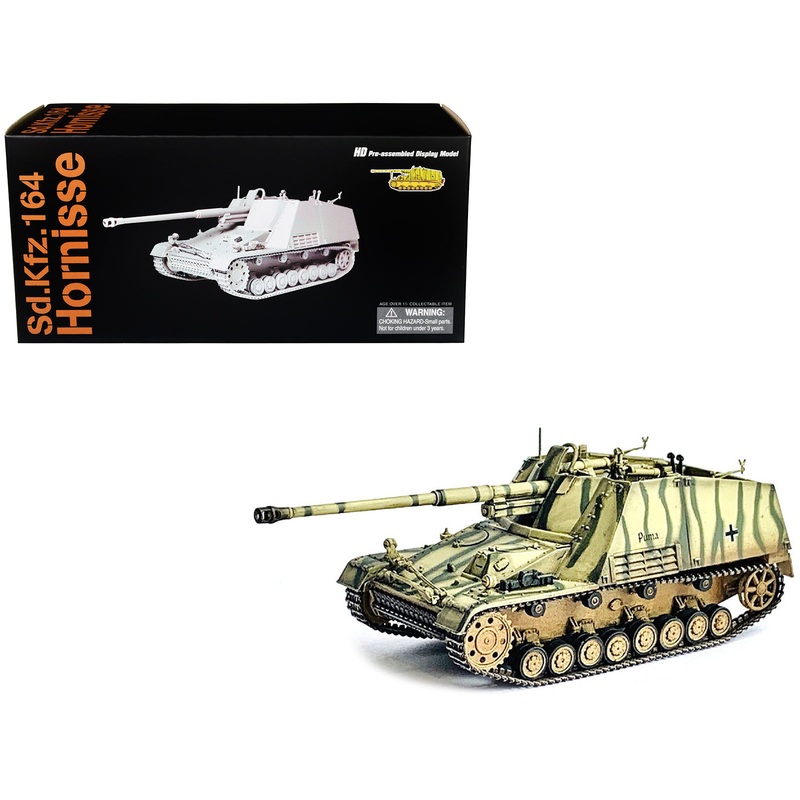 German Sd.Kfz.164 Hornisse “Nashorn” Armored Vehicle “Puma German Army” “NEO Dragon Armor” Series 1/72 Plastic Model by Dragon Models