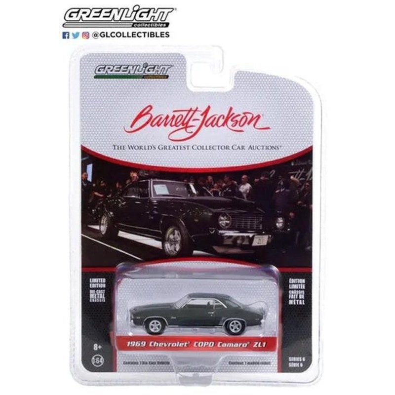 Greenlight – Barrett Jackson 1969 Chevrolet COPO Camaro ZL1 in Fathom Green