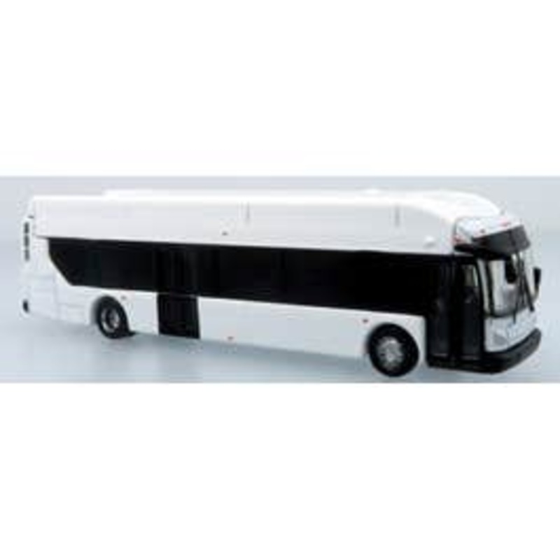 Iconic Replicas 160-0576 N NFI Xcelsior XN40 Transit Bus: Blank White