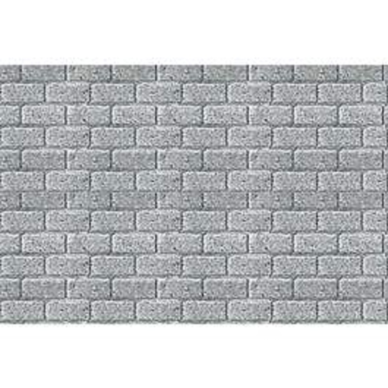 JTT 97426  O PATTERN SHEETS, Concrete Block, O-scale (1:48) 2/pk