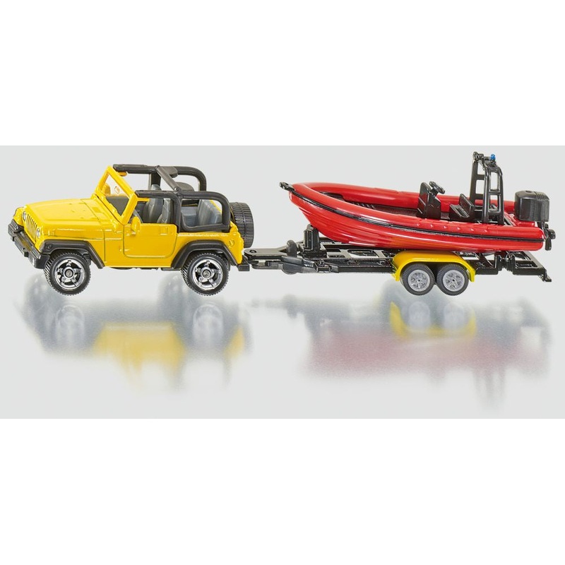 Siku – Jeep W/ Trailer & Boat