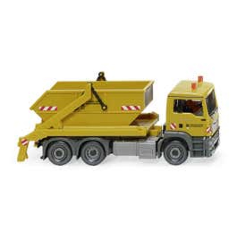Wiking 67907  HO Skip tipper (MAN TGS Euro 6c Meiller) Leonhard Weiss