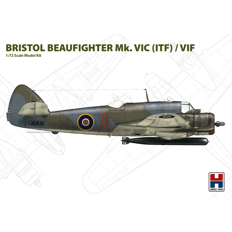 Hobby 2000 – 1/72 Beaufighter MK. VIC (ITF)/VIF
