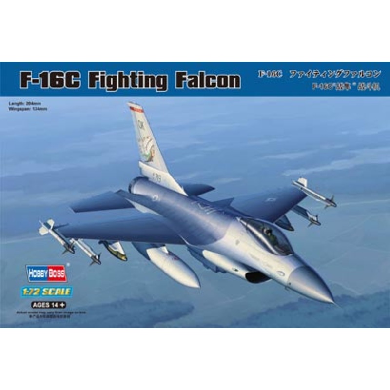 Hobby Boss – 1/72 F-16C Fighting Falcon (80274)