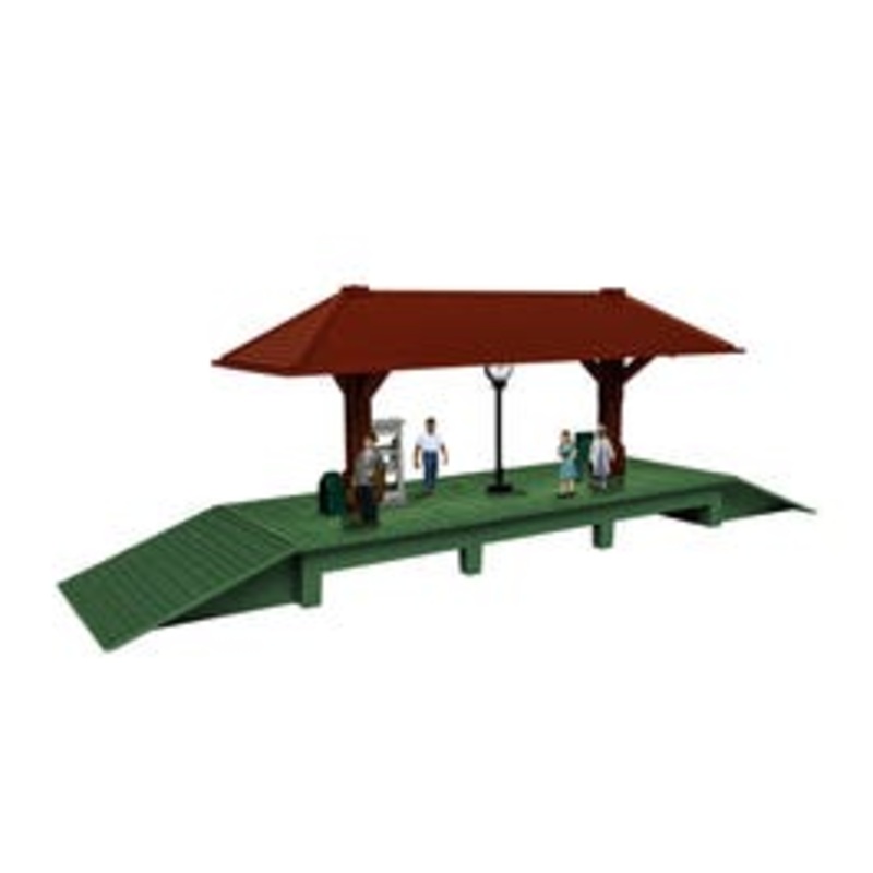 Lionel HO 1956290 Station Platform-Christmas Built Up