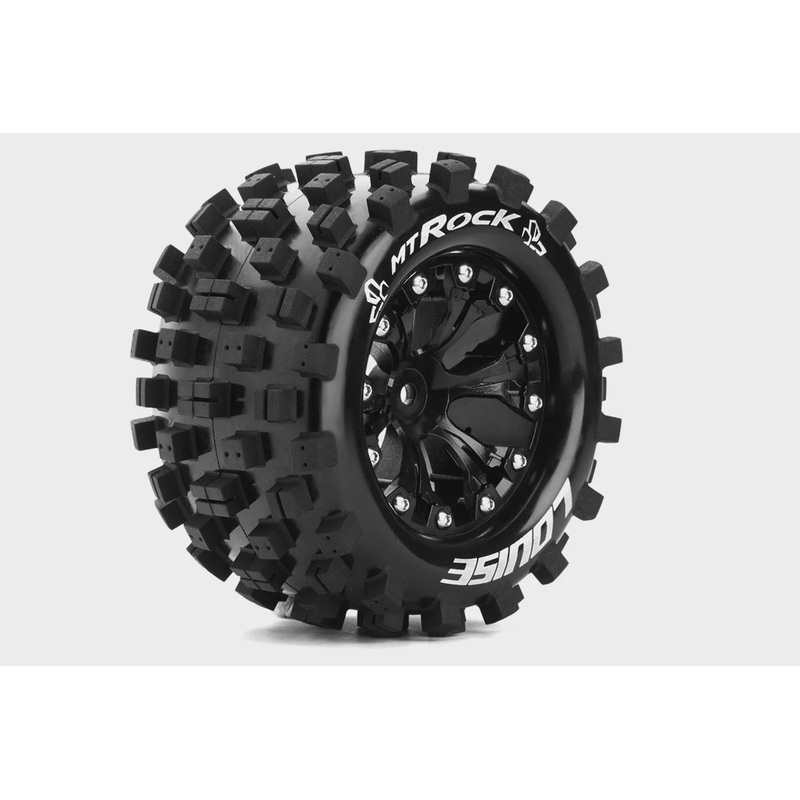 Louise – MT-Rock 1/10 Monster truck Tire (Mounted) 2.8″ Soft / Hex 12mm (2)
