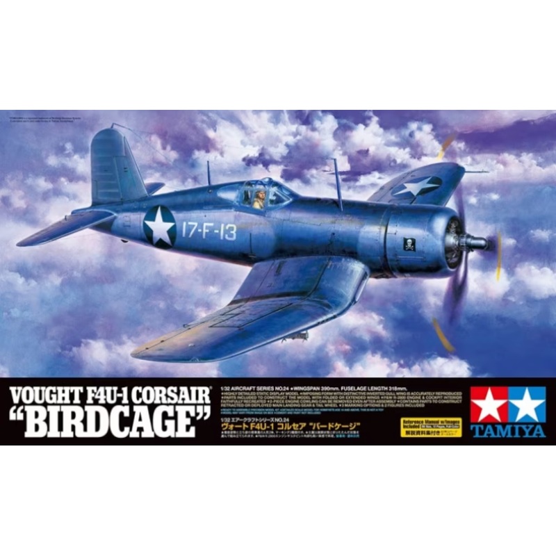 Tamiya – 1/32 F4U-1 Corsair “Birdcage” (incl. Photo-etch)