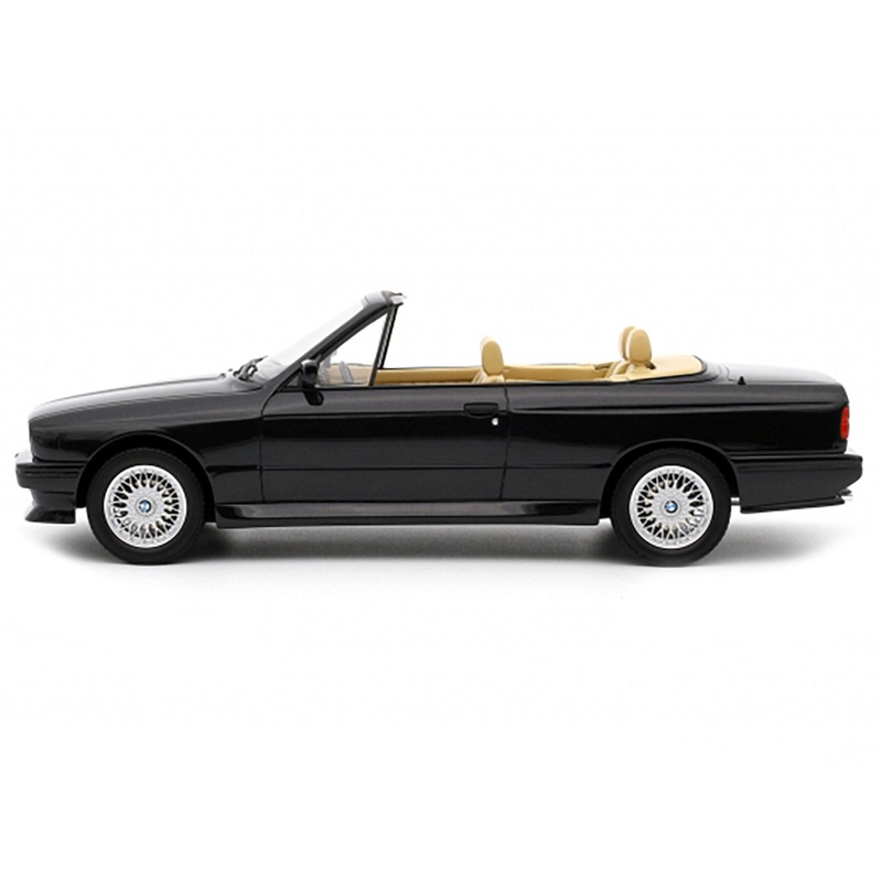 1989 BMW E30 M3 Convertible Diamond Black Metallic Limited Edition to 3000 pieces Worldwide 1/18 Model Car by Otto Mobile