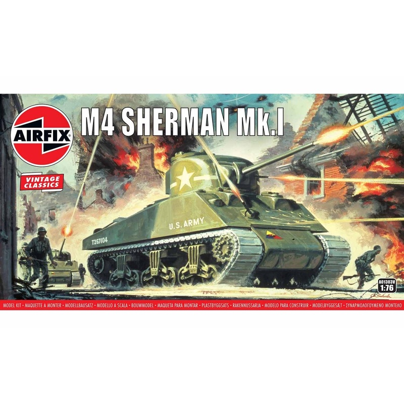 Airfix – 1/76 M4A2 Sherman Mk 1 Tank