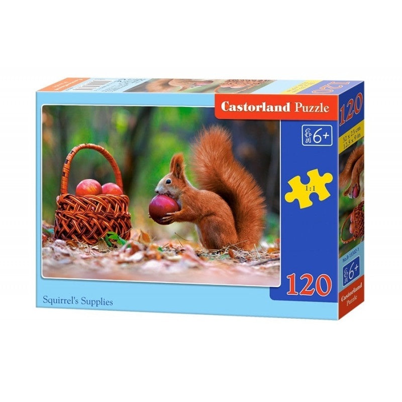 Castorland – Squirrel’s Supplies (120pcs)