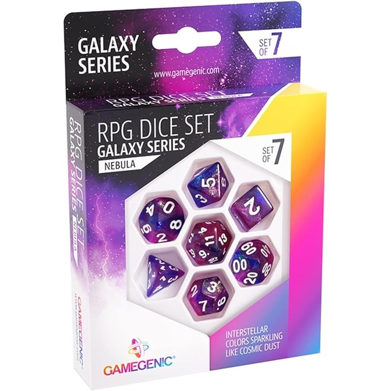GameGenic – RPG Dice Set – Galaxy Series – Nebula