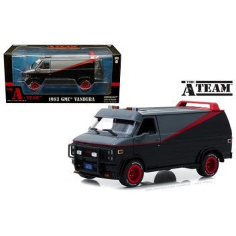 Greenlight – 1/24 GMC Vandura 1983 (The A Team 1983-87) (Black)