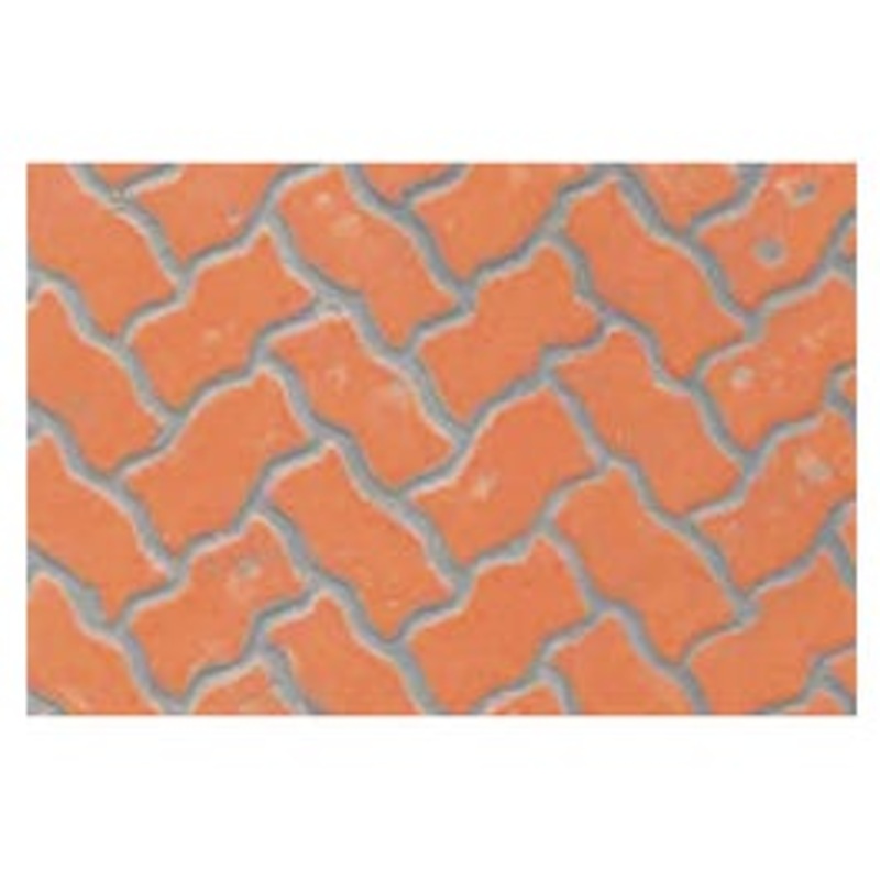 JTT 97431  O PATTERN SHEETS, Interlocking Paving, O-scale (1:48) 2/pk