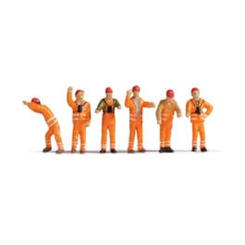 NOCH 15275  HO Railroad Switch Crew (6 pcs)