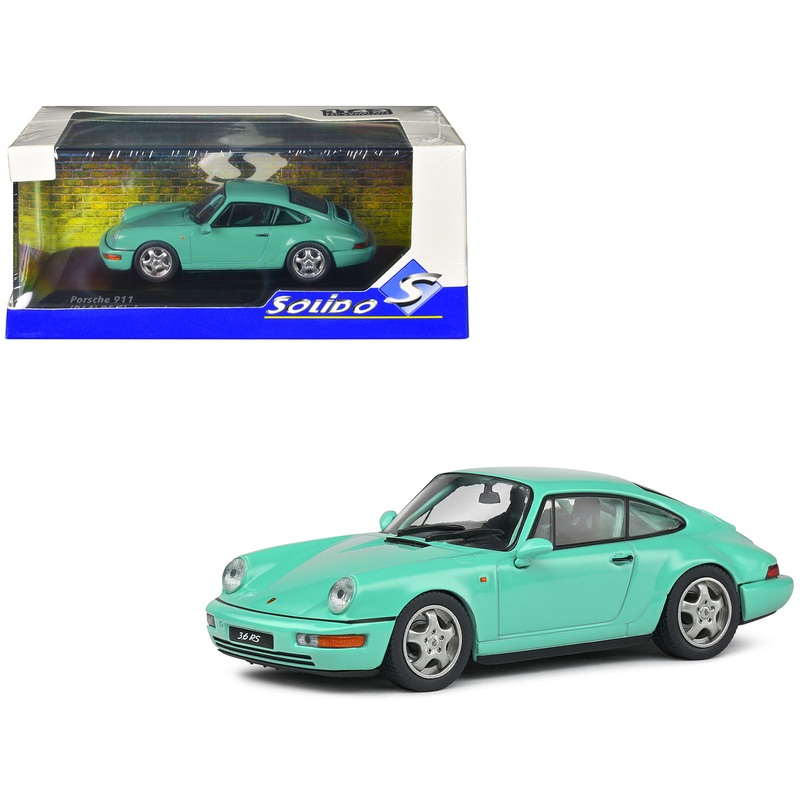 Porsche 911 (964) RS Clubsport Mint Green 1/43 Diecast Model Car by Solido