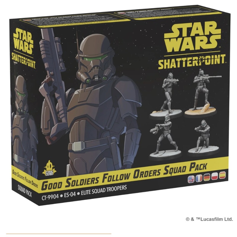 Star Wars Shatterpoint – Good Soldiers Follow Orders Squad Pack