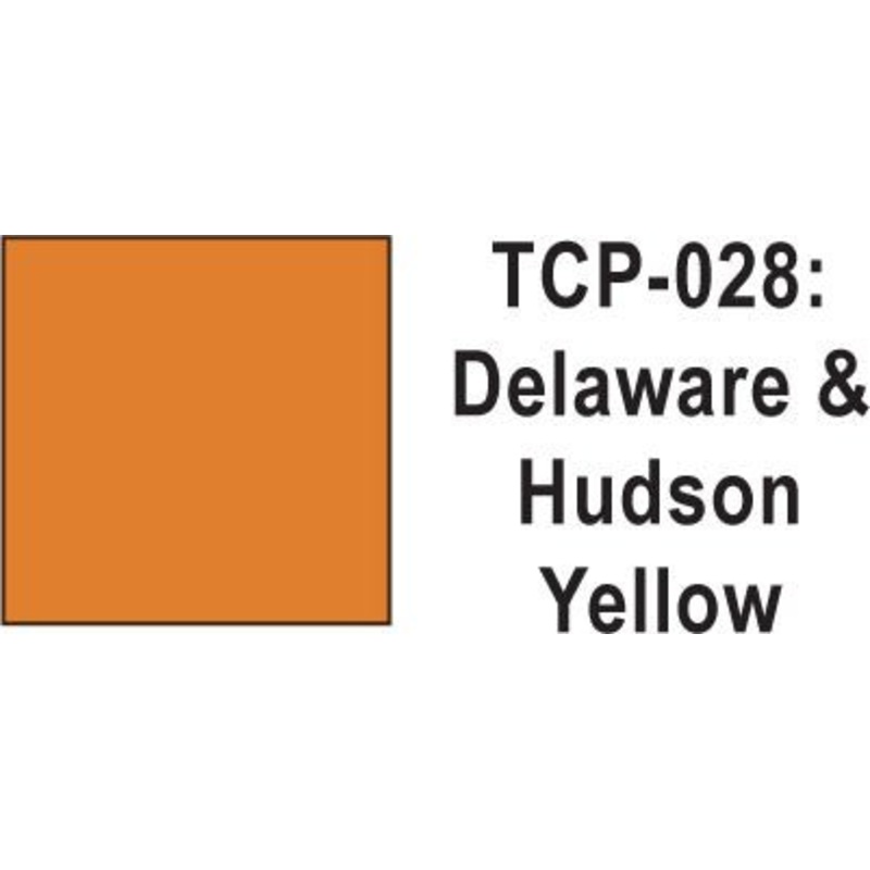 Tru Color TCP-28 Delaware and Hudson Yellow Paint 1 ounce