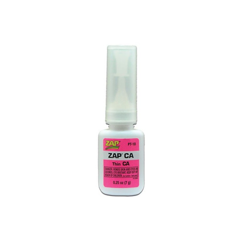ZAP PT-10 Zap CA, Thin CA, Adhesive Glue .25oz (7grams)