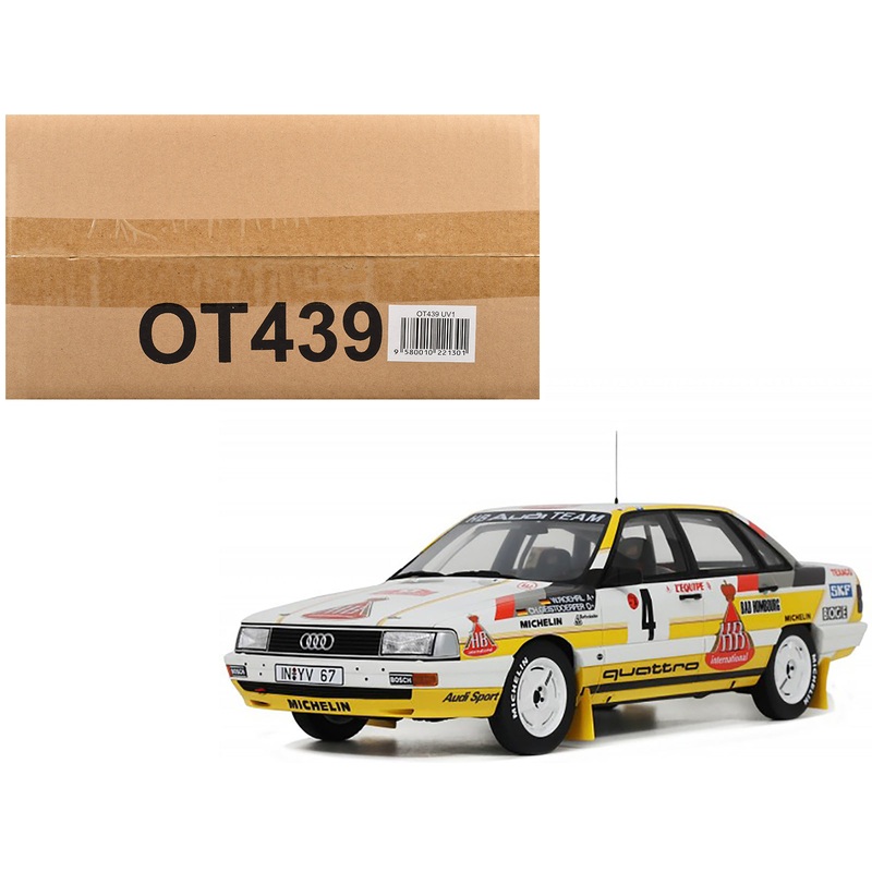 Audi 200 Quattro #4 Walter Rohrl – Christian Geistdorfer “Rallye Automobile Monte Carlo” (1987) Limited Edition to 3000 pieces Worldwide 1/18 Model Car by Otto Mobile