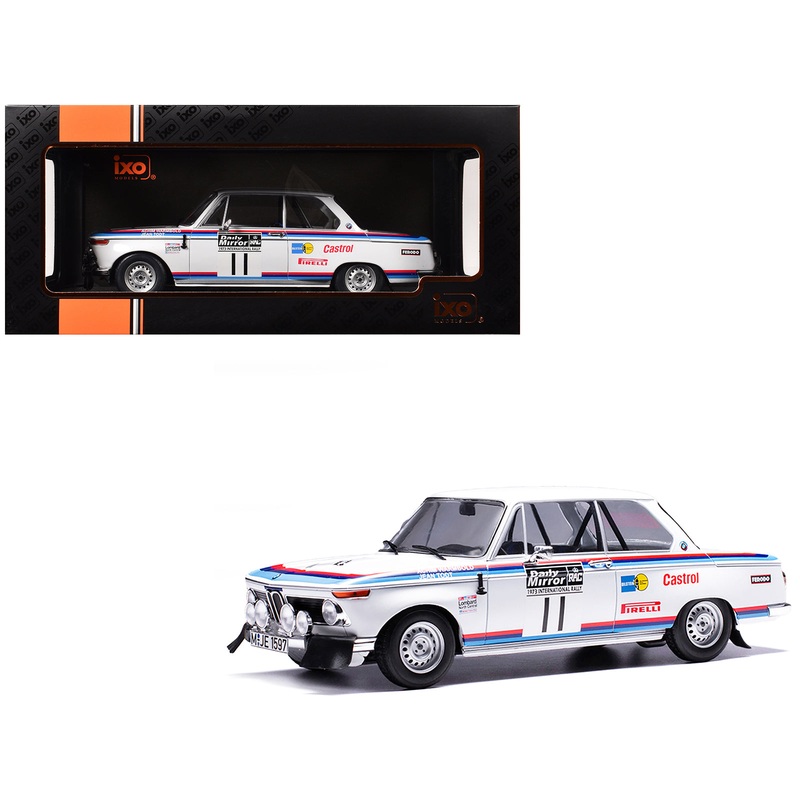 BMW 2002 #11 Achim Warmbold – Jean Todt “RAC Rally” (1973) 1/18 Diecast Model Car by IXO Models