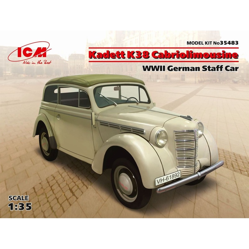 ICM – 1/35 Kadett K38 Cabriogerman Staff Car