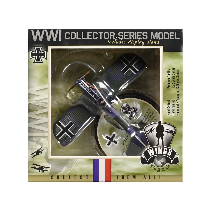 Junkers D.I Fighter Aircraft “Western Front” German Air Service 1/72 Model Airplane by Wings of the Great War