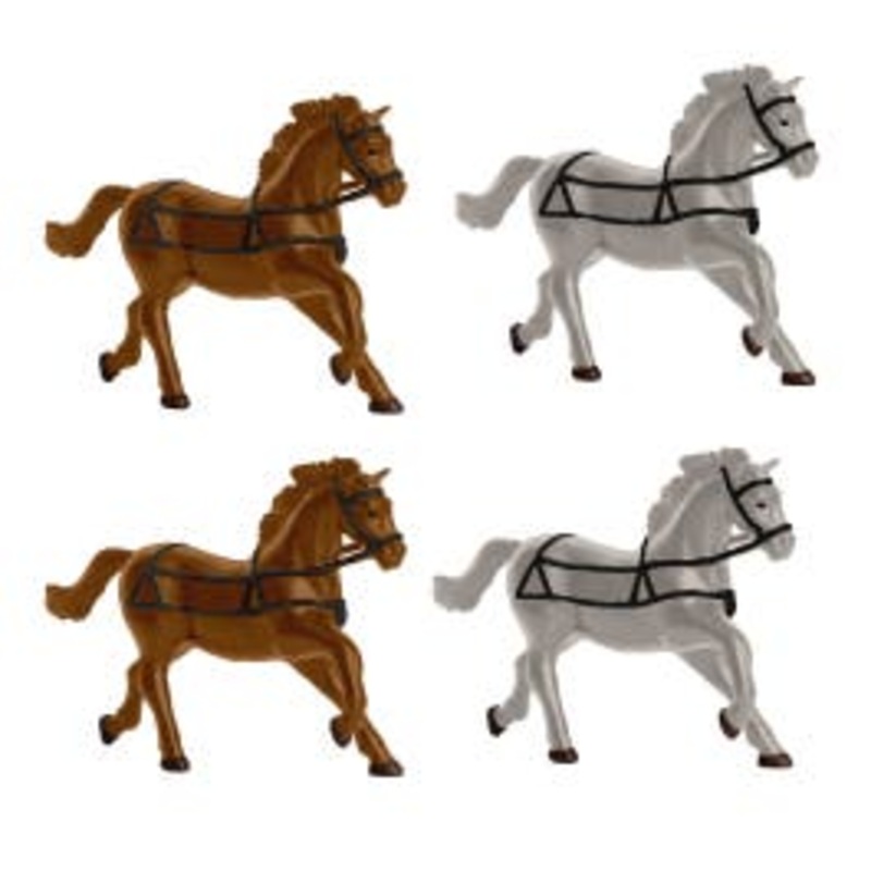 Lionel 1930280 O Horses 4-Pack