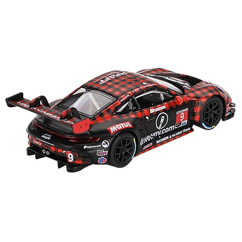 Porsche 911 GT3 R #9 Klaus Bachler – Patrick Pilet – Laurens Vanthoor “Pfaff Motorsports” IMSA GTD Pro Winner “12 Hours of Sebring” (2023) Limited Edition 1/64 Diecast Model Car by Mini GT