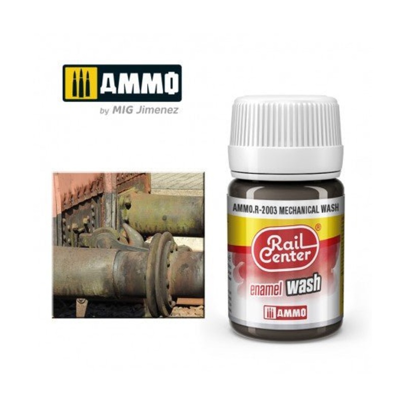 Rail Center Paint R-2003, Mechanical Wash, 35ml bottle, Enamel Paint