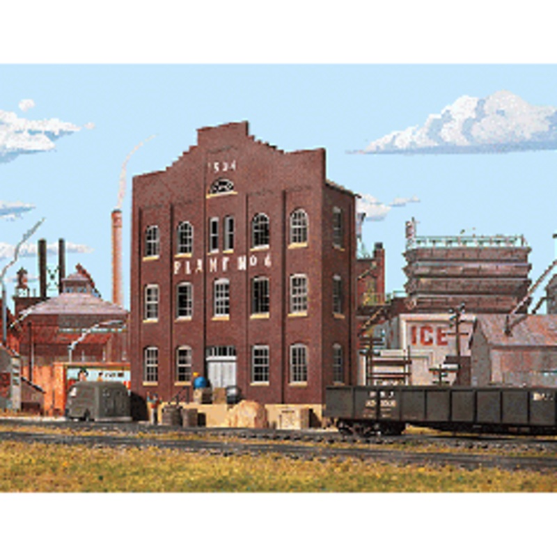 Walthers #933-3183 Plant No. 4 Background Building — Kit