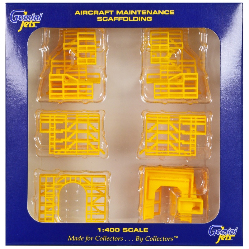 Aircraft Maintenance Scaffolding 6 Piece Set for 1/400 Scale Models by GeminiJets