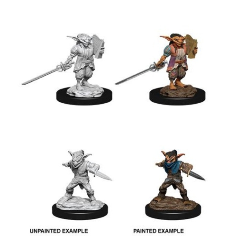 D&D Nolzur’s Marvelous Miniatures: Male Goblin Rogue & Female Goblin Bard
