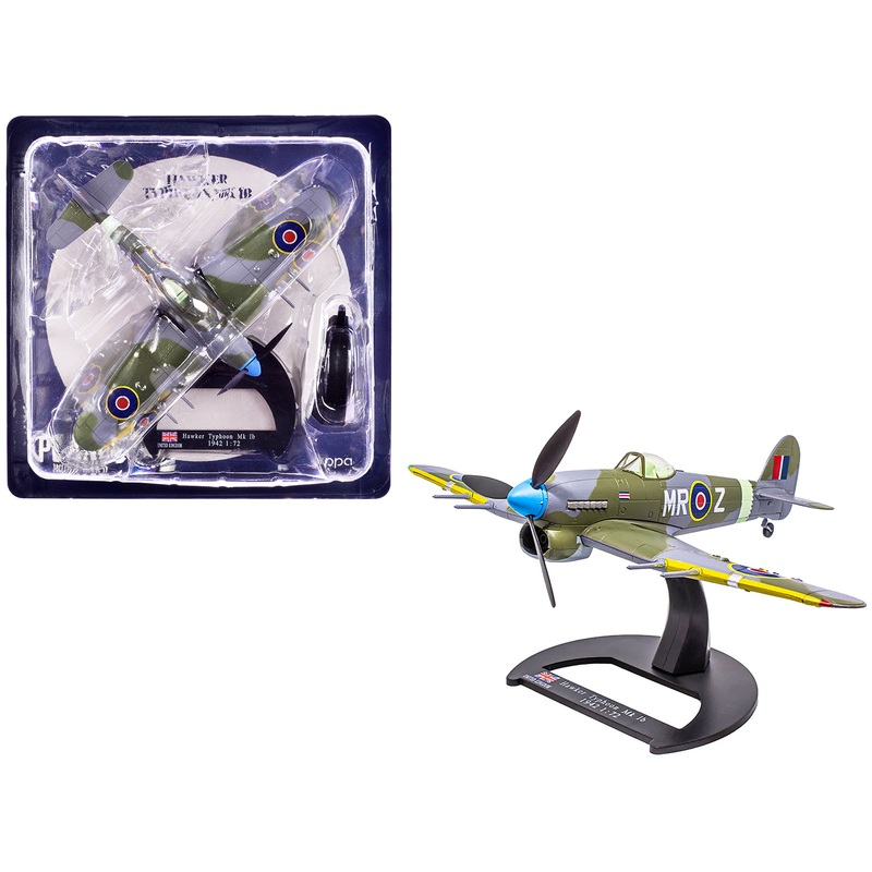 Hawker Typhoon Mk IB Fighter-Bomber Aircraft “No. 245 (Northern Rhodesian) Squadron” Royal Air Force (1942) “Planes of World War II” Series 1/72 Diecast Model Airplane by Luppa