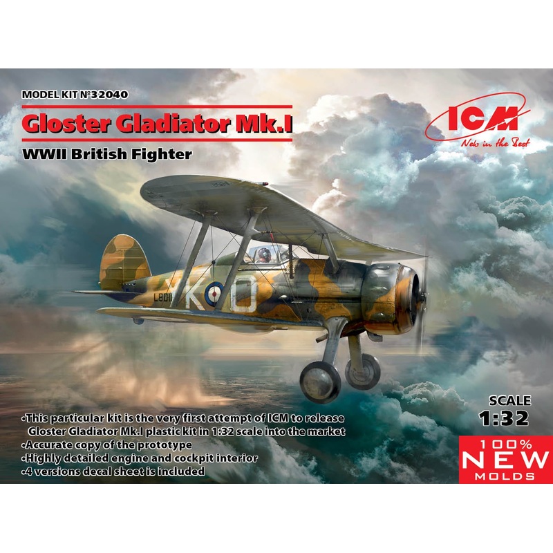 ICM – 1/32 Gloster Gladiator Mk.I
