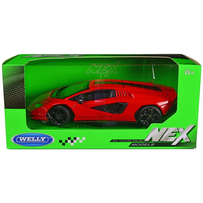 Lamborghini Countach LPI 800-4 Red “NEX Models” Series 1/24 Diecast Model Car by Welly
