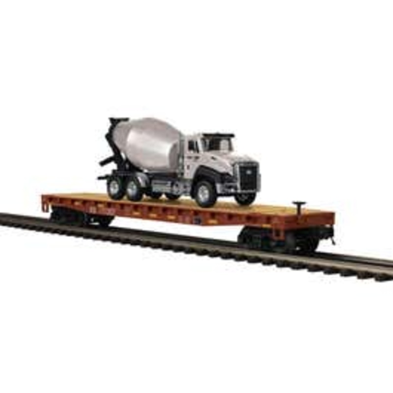 MTH 20-95839  O Norfolk Southern Flat Car with Cement Truck