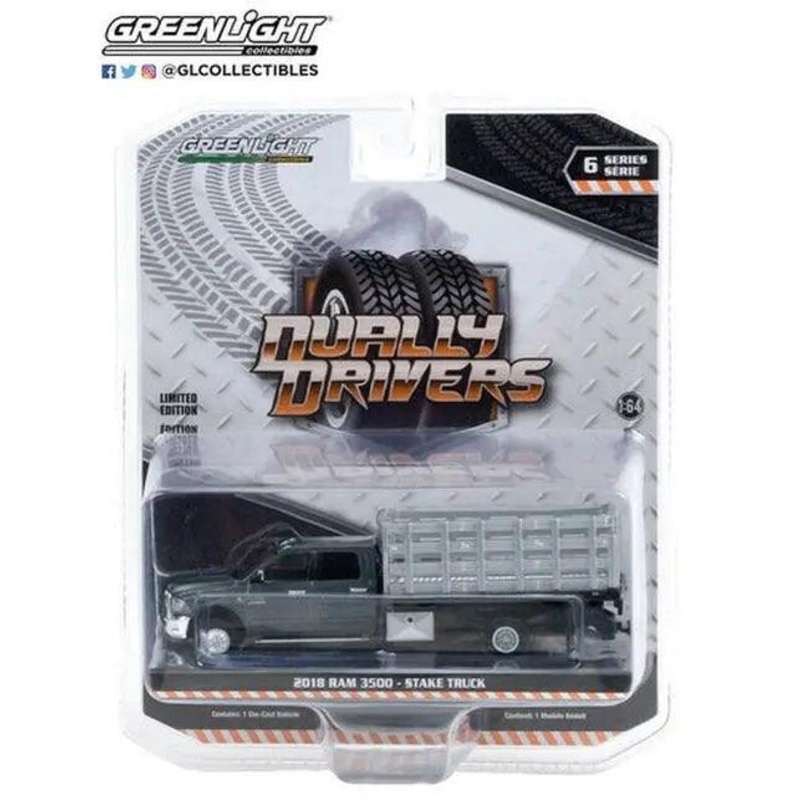 Greenlight – 2018 Ram 3500 Dually – Stake Truck