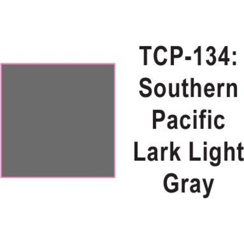 Tru Color TCP-134 Southern Pacific Lark Light Gray Paint 1 ounce