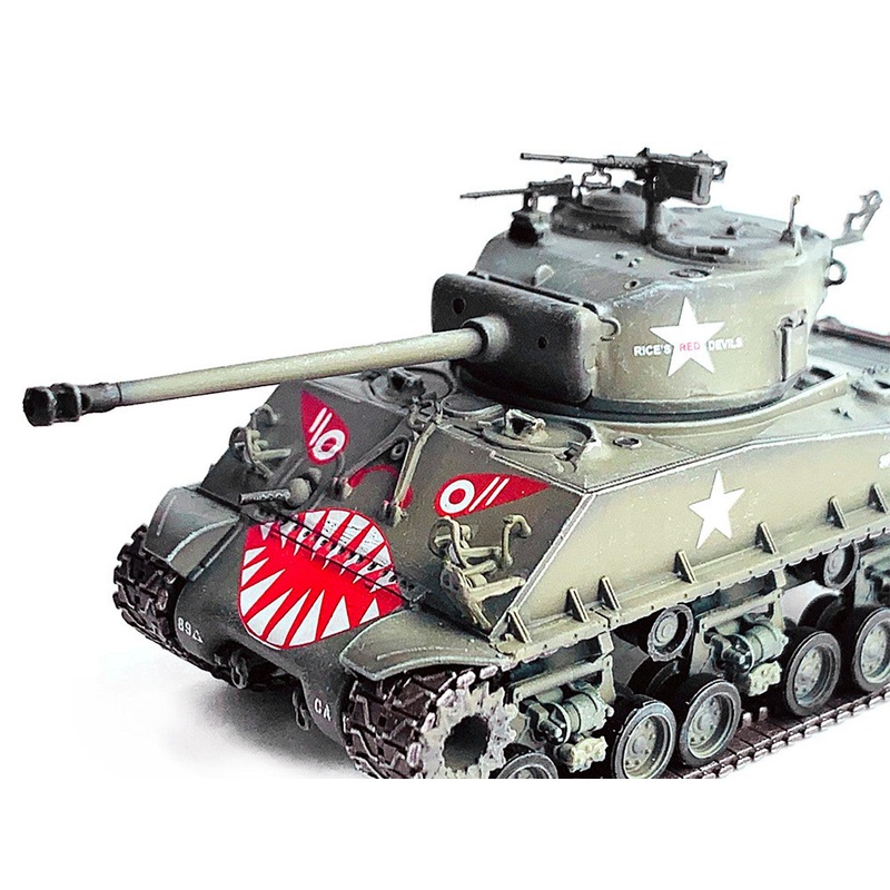 United States M4A3E8 Sherman “Tiger Face” Tank Olive Drab “89th Tank Battalion Korea” (1951) “NEO Dragon Armor” Series 1/72 Plastic Model by Dragon Models